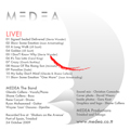 MEDEA Live! CD Album Cover Graphics